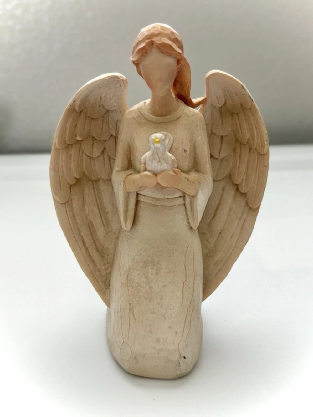 Seagull Studios Guardian Angels My Friend figurine holding white dove